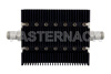 3 dB Fixed Attenuator, N Female To N Female Directional Black Anodized Aluminum Heatsink Body Rated To 100 Watts Up To 6 GHz