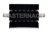 40 dB Fixed Attenuator, N Female To N Female Directional Black Anodized Aluminum Heatsink Body Rated To 100 Watts Up To 6 GHz