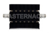 6 dB Fixed Attenuator, N Female To N Female Directional Black Anodized Aluminum Heatsink Body Rated To 100 Watts Up To 6 GHz