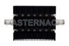 60 dB Fixed Attenuator, N Female To N Female Directional Black Anodized Aluminum Heatsink Body Rated To 100 Watts Up To 6 GHz