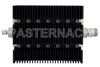 20 dB Fixed Attenuator, SMA Male To N Female Directional Black Anodized Aluminum Heatsink Body Rated To 100 Watts Up To 6 GHz
