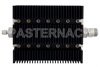 6 dB Fixed Attenuator, SMA Male To N Female Directional Black Anodized Aluminum Heatsink Body Rated To 100 Watts Up To 6 GHz