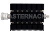 40 dB Fixed Attenuator, 7/16 DIN Female To SMA Male Directional Black Anodized Aluminum Heatsink Body Rated To 100 Watts Up To 6 GHz