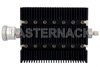 50 dB Fixed Attenuator, 7/16 DIN Female To SMA Male Directional Black Anodized Aluminum Heatsink Body Rated To 100 Watts Up To 6 GHz