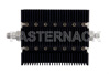 3 dB Fixed Attenuator, TNC Female To SMA Male Directional Black Anodized Aluminum Heatsink Body Rated To 100 Watts Up To 6 GHz