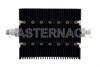 6 dB Fixed Attenuator, TNC Female To SMA Male Directional Black Anodized Aluminum Heatsink Body Rated To 100 Watts Up To 6 GHz