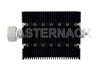 60 dB Fixed Attenuator, 7/16 DIN Male To SMA Female Directional Black Anodized Aluminum Heatsink Body Rated To 100 Watts Up To 6 GHz
