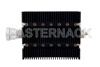3 dB Fixed Attenuator, 7/16 DIN Female To SMA Female Directional Black Anodized Aluminum Heatsink Body Rated To 100 Watts Up To 6 GHz
