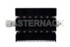 6 dB Fixed Attenuator, N Male To SMA Female Directional Black Anodized Aluminum Heatsink Body Rated To 100 Watts Up To 6 GHz
