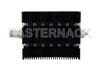 3 dB Fixed Attenuator, N Female To SMA Female Directional Black Anodized Aluminum Heatsink Body Rated To 100 Watts Up To 6 GHz