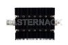 30 dB Fixed Attenuator, N Female To SMA Female Directional Black Anodized Aluminum Heatsink Body Rated To 100 Watts Up To 6 GHz