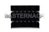 10 dB Fixed Attenuator, TNC Male To SMA Female Directional Black Anodized Aluminum Heatsink Body Rated To 100 Watts Up To 6 GHz
