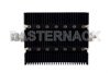 20 dB Fixed Attenuator, TNC Male To SMA Female Directional Black Anodized Aluminum Heatsink Body Rated To 100 Watts Up To 6 GHz