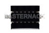 3 dB Fixed Attenuator, TNC Male To SMA Female Directional Black Anodized Aluminum Heatsink Body Rated To 100 Watts Up To 6 GHz