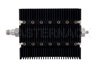 3 dB Fixed Attenuator, TNC Female To SMA Female Directional Black Anodized Aluminum Heatsink Body Rated To 100 Watts Up To 6 GHz
