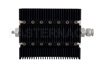 10 dB Fixed Attenuator, SMA Female To TNC Male Directional Black Anodized Aluminum Heatsink Body Rated To 100 Watts Up To 6 GHz