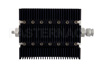 30 dB Fixed Attenuator, SMA Female To TNC Male Directional Black Anodized Aluminum Heatsink Body Rated To 100 Watts Up To 6 GHz