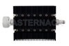 10 dB Fixed Attenuator, 7/16 DIN Male To TNC Female Directional Black Anodized Aluminum Heatsink Body Rated To 100 Watts Up To 6 GHz