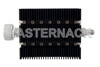 30 dB Fixed Attenuator, 7/16 DIN Male To TNC Female Directional Black Anodized Aluminum Heatsink Body Rated To 100 Watts Up To 6 GHz