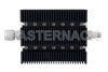 3 dB Fixed Attenuator, N Male To TNC Female Directional Black Anodized Aluminum Heatsink Body Rated To 100 Watts Up To 6 GHz