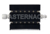 40 dB Fixed Attenuator, N Male To TNC Female Directional Black Anodized Aluminum Heatsink Body Rated To 100 Watts Up To 6 GHz