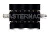 20 dB Fixed Attenuator, N Female To TNC Female Directional Black Anodized Aluminum Heatsink Body Rated To 100 Watts Up To 6 GHz