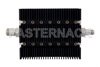 3 dB Fixed Attenuator, N Female To TNC Female Directional Black Anodized Aluminum Heatsink Body Rated To 100 Watts Up To 6 GHz