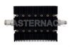 30 dB Fixed Attenuator, N Female To TNC Female Directional Black Anodized Aluminum Heatsink Body Rated To 100 Watts Up To 6 GHz
