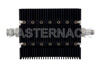 50 dB Fixed Attenuator, TNC Male To TNC Female Directional Black Anodized Aluminum Heatsink Body Rated To 100 Watts Up To 6 GHz