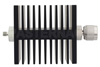 20 dB Fixed Attenuator, SMA Female To N Male Directional Black Anodized Aluminum Heatsink Body Rated To 50 Watts Up To 18 GHz