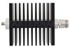 20 dB Fixed Attenuator, SMA Female To N Female Directional Black Anodized Aluminum Heatsink Body Rated To 50 Watts Up To 18 GHz