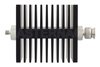 20 dB Fixed Attenuator, SMA Female To TNC Male Directional Black Anodized Aluminum Heatsink Body Rated To 50 Watts Up To 18 GHz