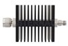 30 dB Fixed Attenuator, N Male To TNC Female Directional Black Anodized Aluminum Heatsink Body Rated To 50 Watts Up To 18 GHz