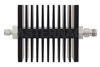10 dB Fixed Attenuator, SMA Male To TNC Female Directional Black Anodized Aluminum Heatsink Body Rated To 50 Watts Up To 18 GHz
