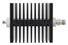 40 dB Fixed Attenuator, SMA Female To TNC Female Directional Black Anodized Aluminum Heatsink Body Rated To 50 Watts Up To 18 GHz