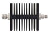 10 dB Fixed Attenuator, TNC Male To TNC Female Directional Black Anodized Aluminum Heatsink Body Rated To 50 Watts Up To 18 GHz