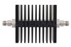 20 dB Fixed Attenuator, TNC Female To TNC Female Directional Black Anodized Aluminum Heatsink Body Rated To 50 Watts Up To 18 GHz