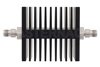 30 dB Fixed Attenuator, TNC Female To TNC Female Directional Black Anodized Aluminum Heatsink Body Rated To 50 Watts Up To 18 GHz