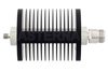 10 dB Fixed Attenuator, SMA Female to N Female Black Anodized Aluminum Heatsink Body Rated to 25 Watts Up to 18 GHz