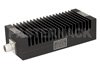 40 dB Fixed Attenuator, N Male to N Female Unidirectional Black Anodized Aluminum Heatsink Body Rated to 200 Watts Up to 3 GHz