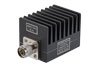 10 dB Fixed Attenuator, N Male To N Female Black Anodized Aluminum Heatsink Body Rated To 50 Watts Up To 4 GHz