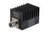 2 dB Fixed Attenuator, N Male to N Female Black Anodized Aluminum Heatsink Body Rated to 50 Watts Up to 4 GHz