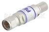 2 dB Fixed Attenuator, 75 Ohm F Male to 75 Ohm F Female Brass Tri-Metal Body Rated to 2 Watts Up to 3 GHz