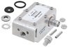 TNC F/F In/Out Coax RF Surge Protector, 800MHz - 2.5GHz, DC Pass, 300W, IP67, 20kA, Hybrid, Bracket Toward Body