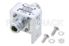 Type N F/F In/Out Coax RF Surge Protector, 125MHz - 1GHz, DC Block, 375W, 220uJ, 50kA, Blocking Cap and Gas Tube