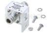 Type N F/F In/Out Coax RF Surge Protector, 1.5MHz - 700MHz, DC Block, 2kW, 3.5mJ, 50kA, Blocking Cap and Gas Tube