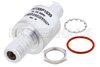 Type N F/F In/Out Bulkhead Coax RF Surge Protector, DC - 3GHz, DC Pass, 40W, IP67, 40kA, Gas Discharge Tube