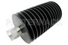 3 dB Fixed Attenuator, N Male to N Female Directional Black Anodized Aluminum Heatsink Body Rated to 100 Watts Up to 18 GHz