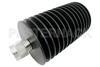 6 dB Fixed Attenuator, N Male to N Female Directional Black Anodized Aluminum Heatsink Body Rated to 100 Watts Up to 18 GHz