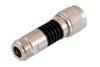 2 dB Fixed Attenuator N-Type Male to N-Type Female Black Anodized Aluminum Heatsink Body Rated 5 Watt DC to 18 GHz